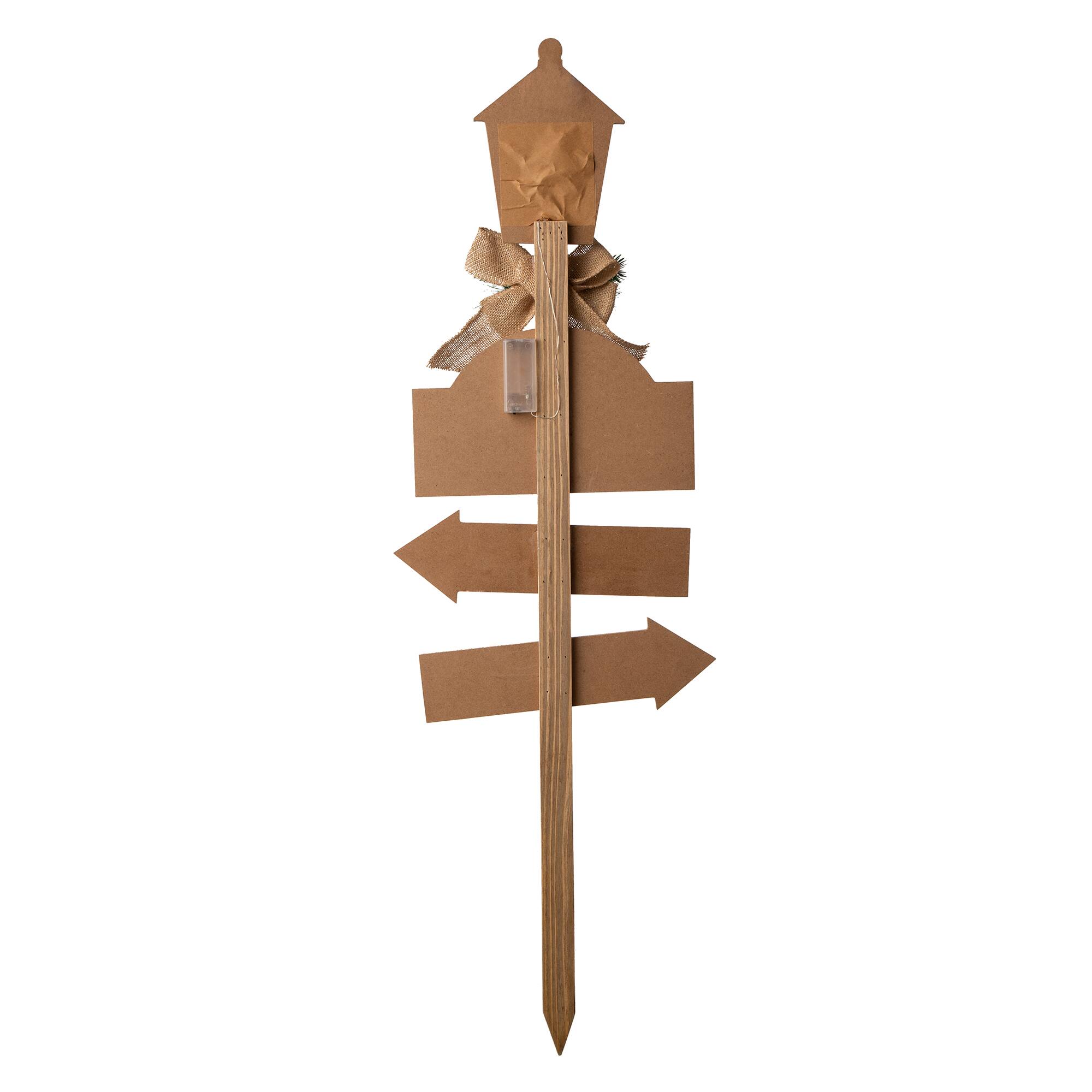 Glitzhome® 3.5ft. LED Christmas Yard Stake with Timer